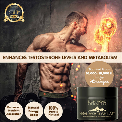 🌿 Pure Himalayan Shilajit Resin | Mineral-Rich Natural Resin | Measuring Spoon Included
