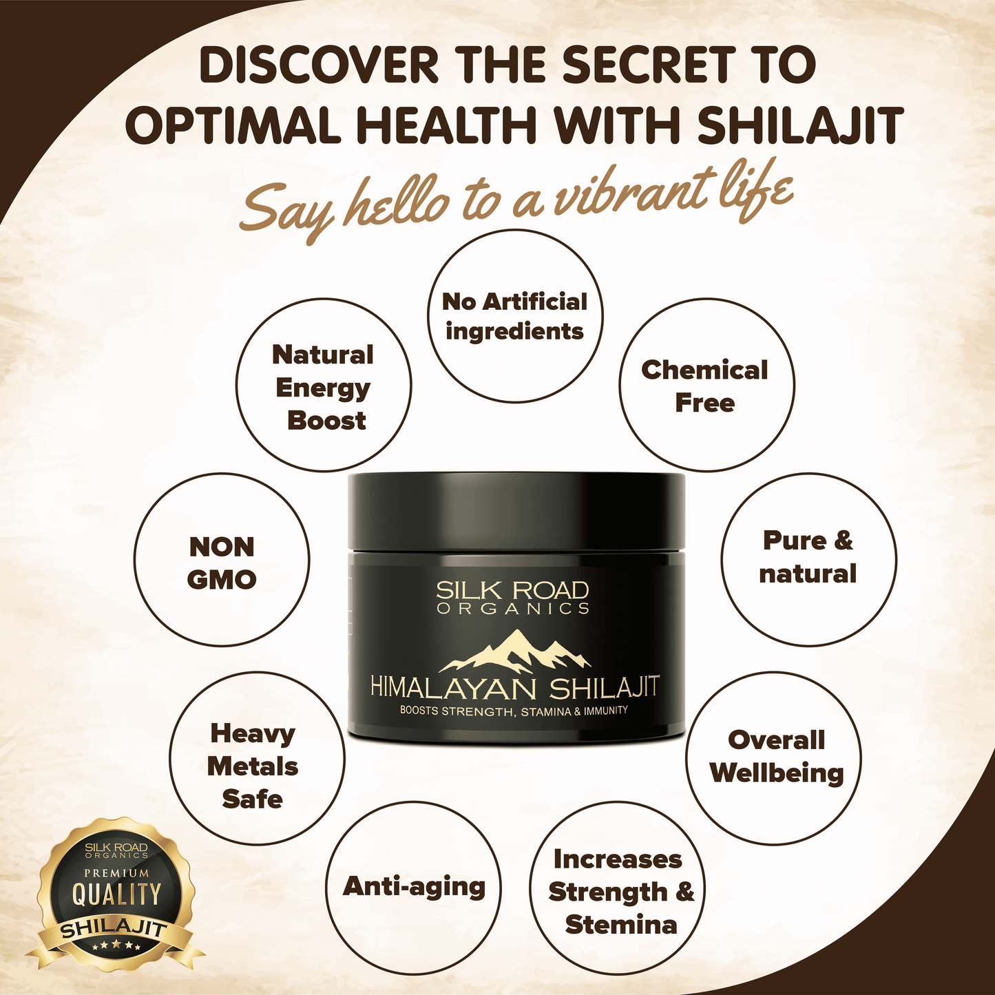 🌿 Pure Himalayan Shilajit Resin | Mineral-Rich Natural Resin | Measuring Spoon Included