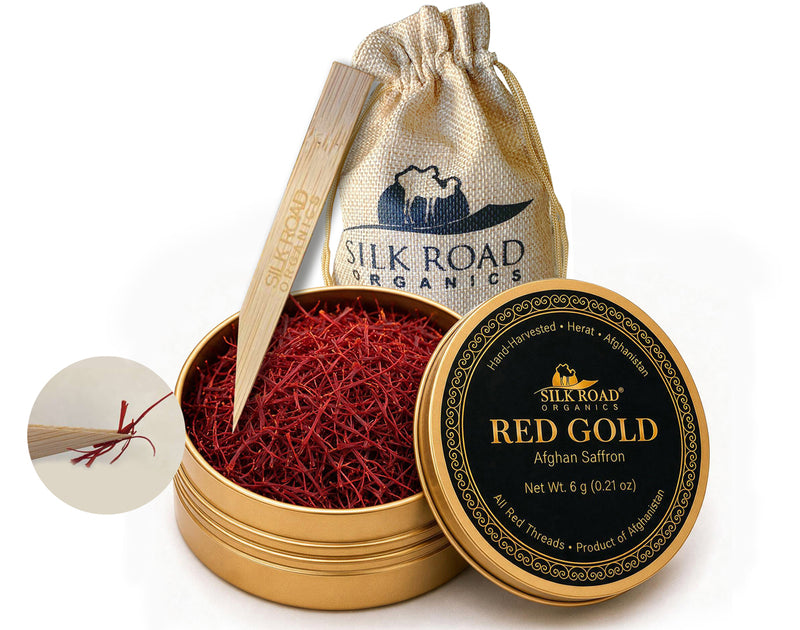 Red Gold Afghan Saffron 6 Grams Package