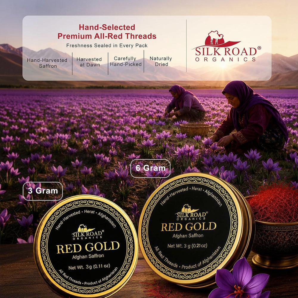 Red Gold Afghan Saffron 6 Grams Package
