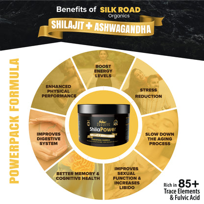 ShilaPower Himalayan Shilajit + Ashwagandha