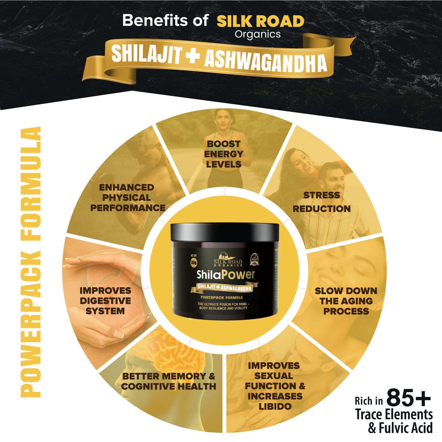 ShilaPower Himalayan Shilajit + Ashwagandha